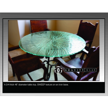 Sweep Texture

	The Sweep Texture table comes in a 3/4" thickness in sizes up to 84".  Other thickness and textures available by request